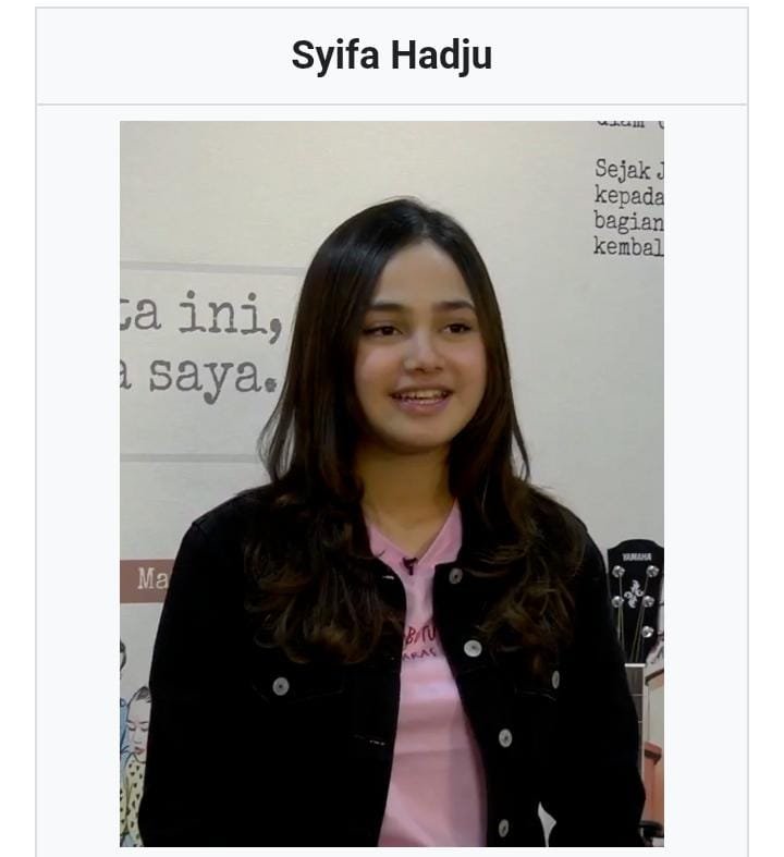 Syifa Hadju, aktris kelahiran 13 Juli 2000 berzodiak Cancer